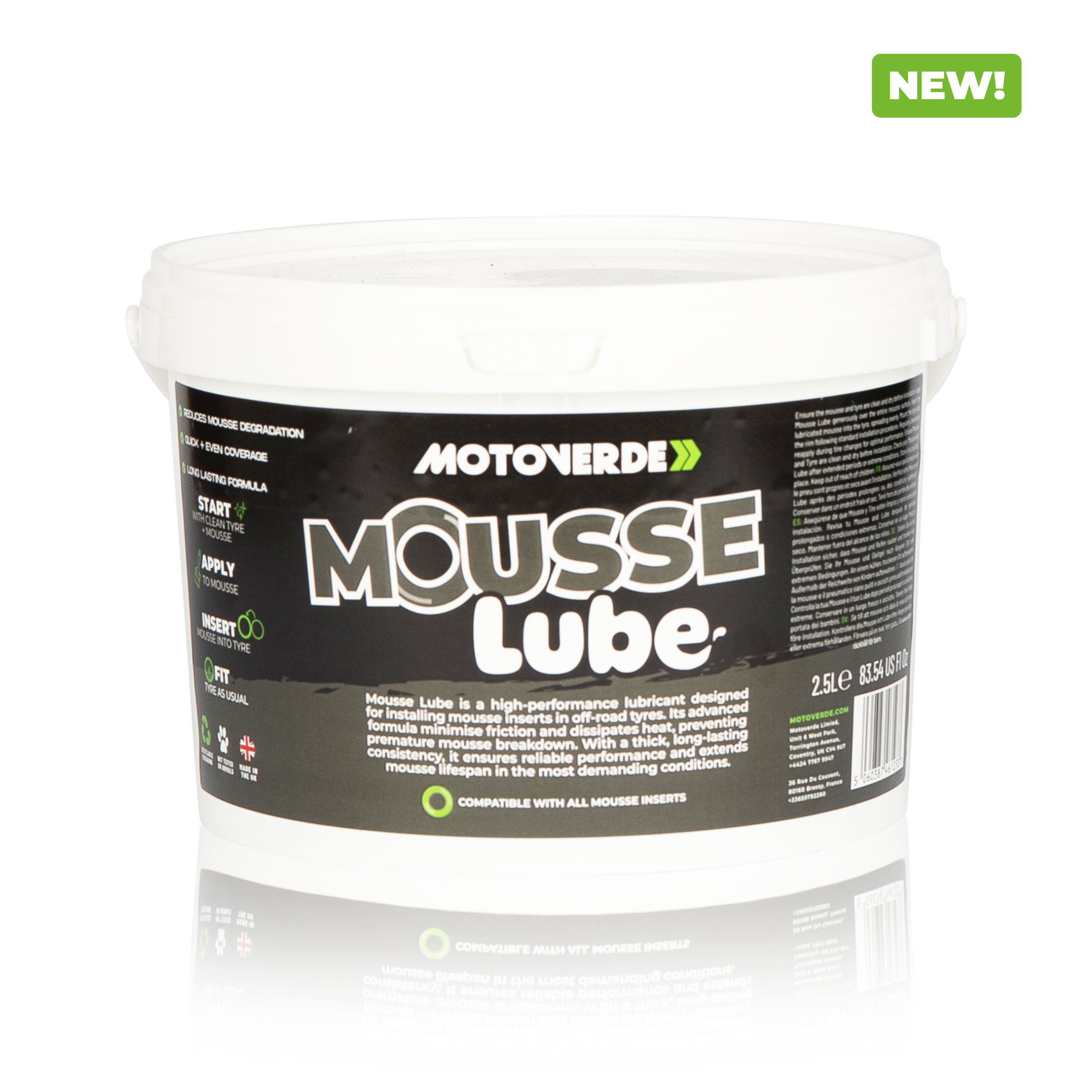 motoverde-bike-mousse-lube-moussefett-2-5l-silikon-enduro image 1