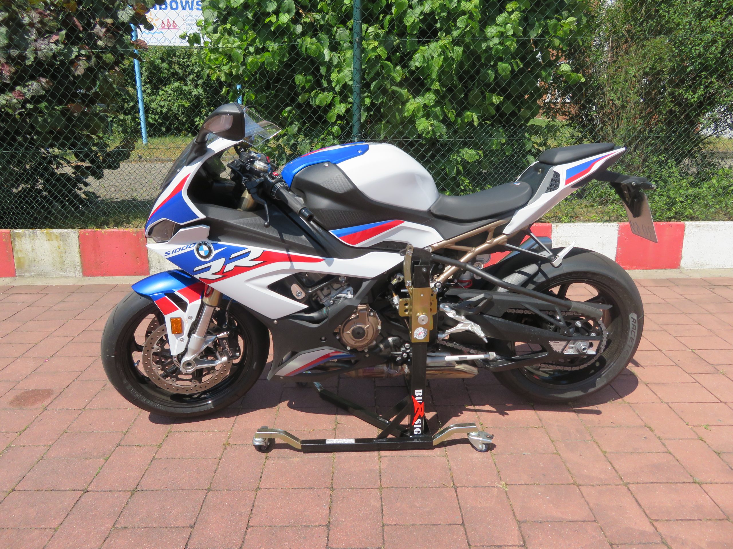 bursig-zentralst-nder-bmw-s1000rr-2019-22-montagest-nder-schwarz image 1
