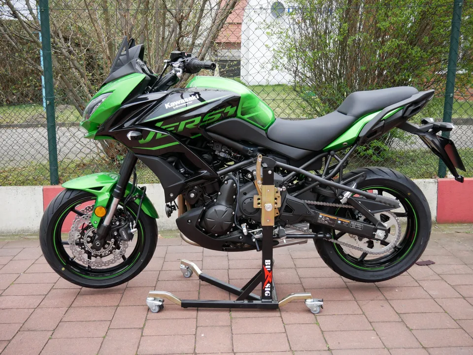 bursig-zentralst-nder-kawasaki-kle-650-versys-montagest-nder-schwarz image 1