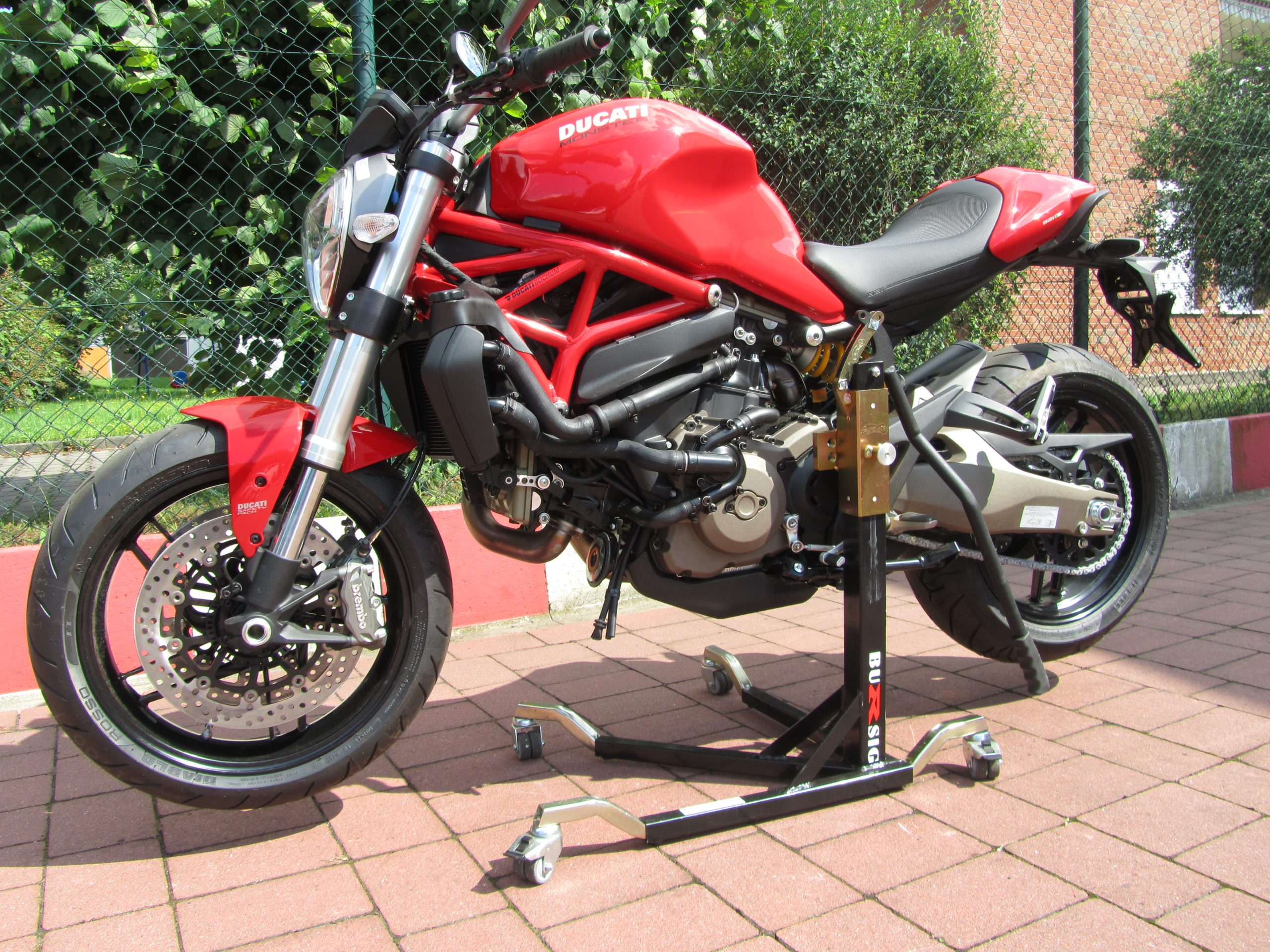 bursig-zentralst-nder-ducati-monster-821-montagest-nder-schwarz image 1