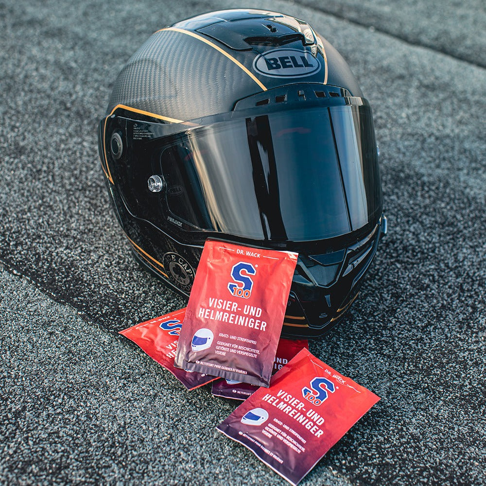 s100-helm-visier-und-helmreiniger-tuch-f-r-unterwegs image 2