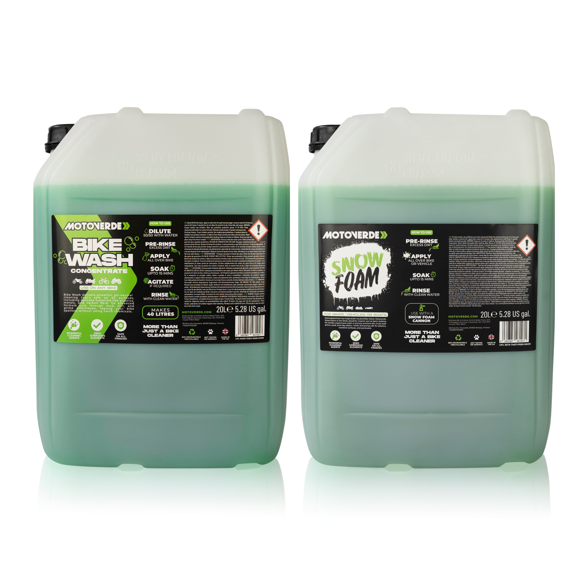 motoverde-bike-wash-snow-foam-motorradreiniger-20l-duo image 1
