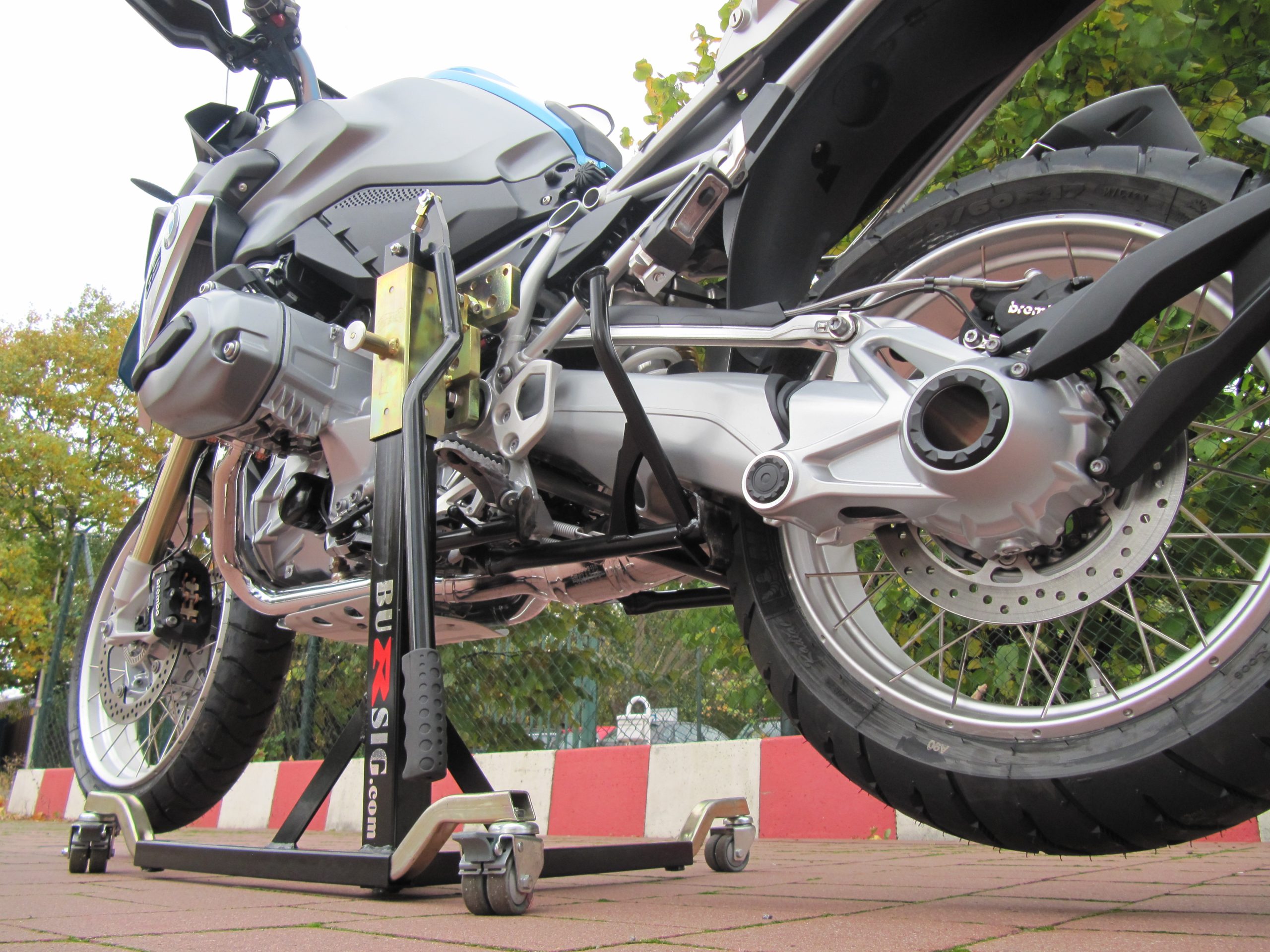 bursig-zentralst-nder-bmw-r-1200-gs-lc-montagest-nder-schwarz-rollen image 2