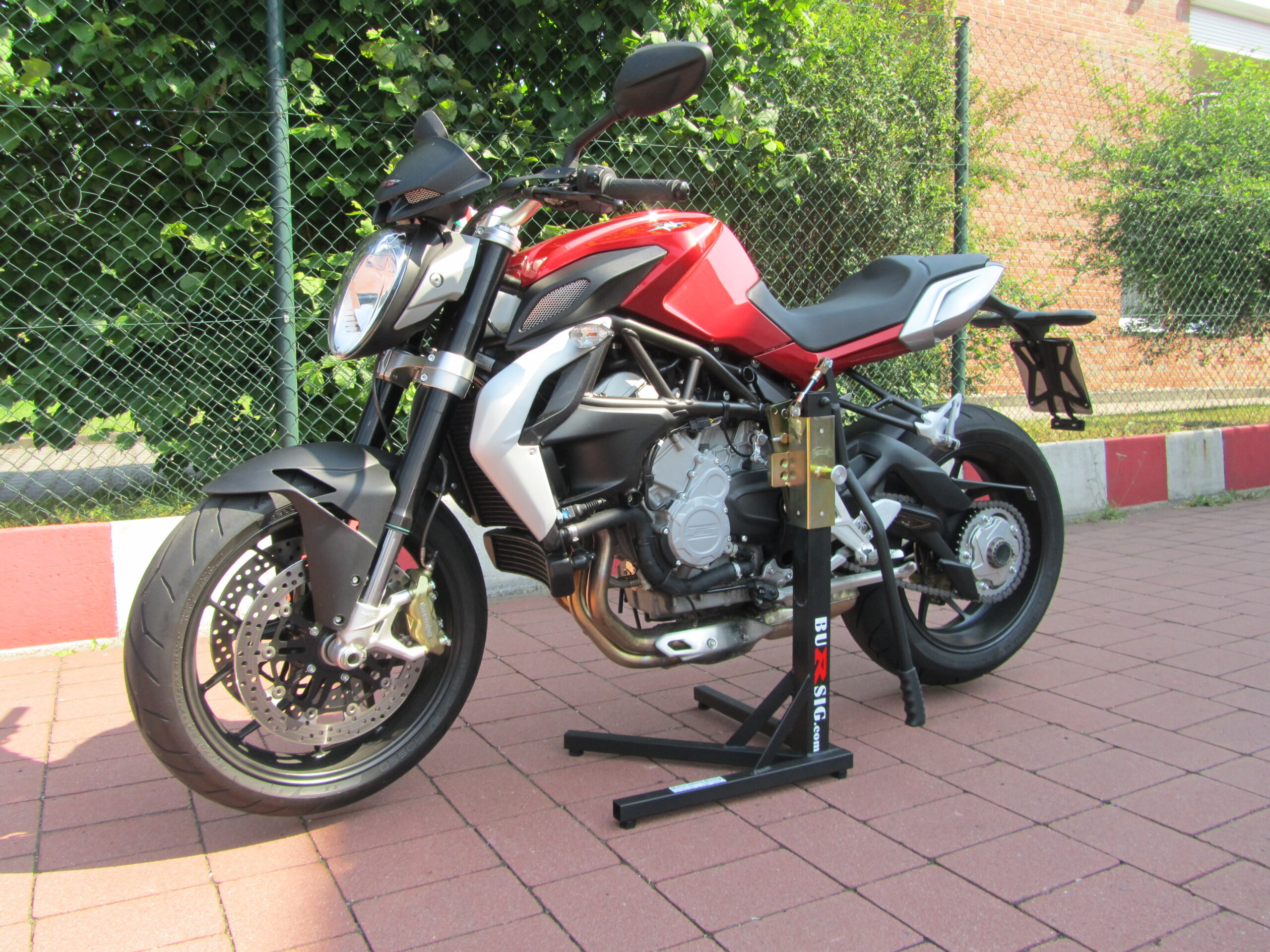 bursig-zentralst-nder-mv-agusta-f3-800-montagest-nder-schwarz-2 image 1