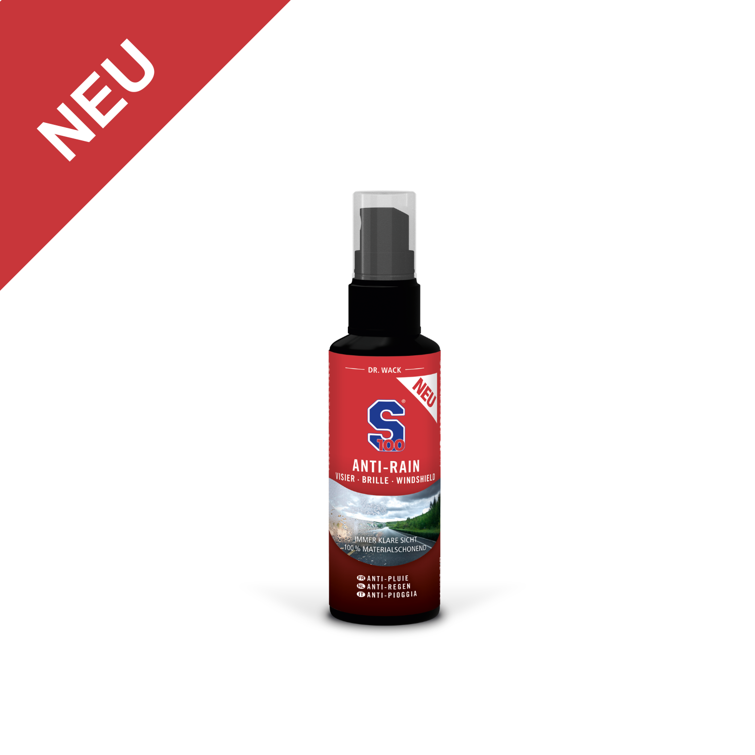 s100-helm-anti-rain-visier-spray-100-ml-mit-tuch image 2