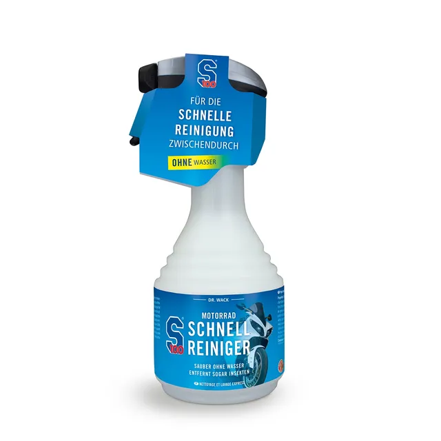 s100-motorrad-schnellreiniger-spray-500-ml-ohne-wasser image 1