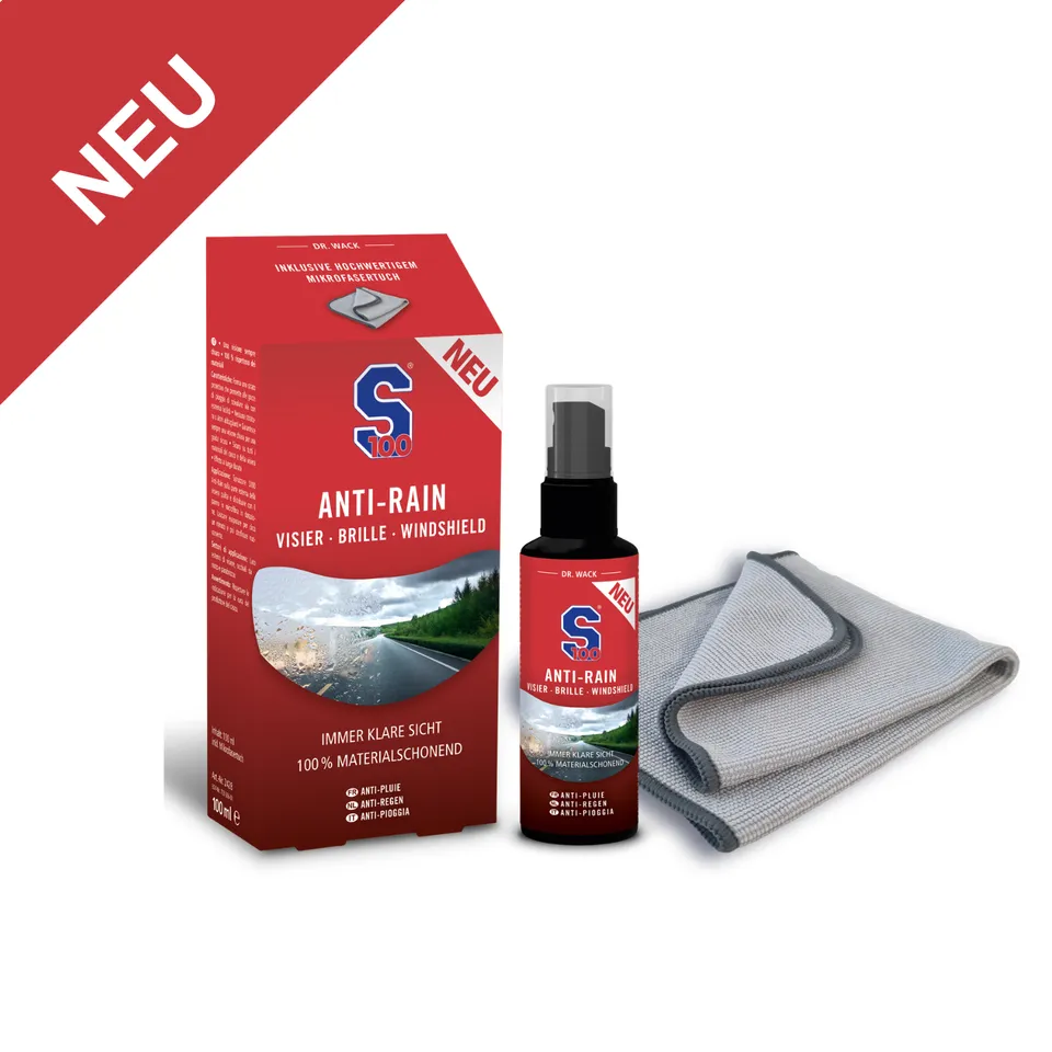 s100-helm-anti-rain-visier-spray-100-ml-mit-tuch image 1
