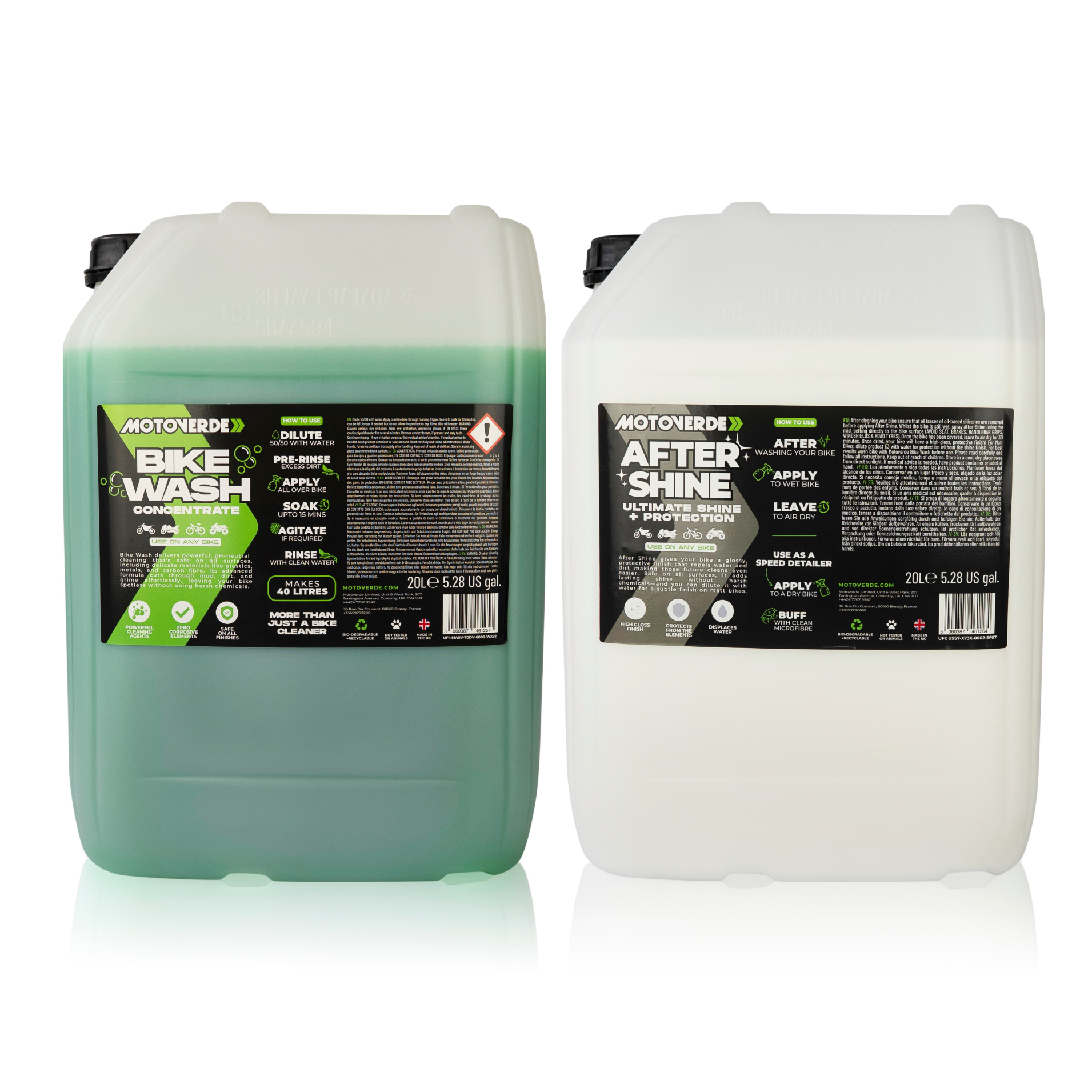 motoverde-bundles-bike-wash-after-shine-set-2x20l image 1