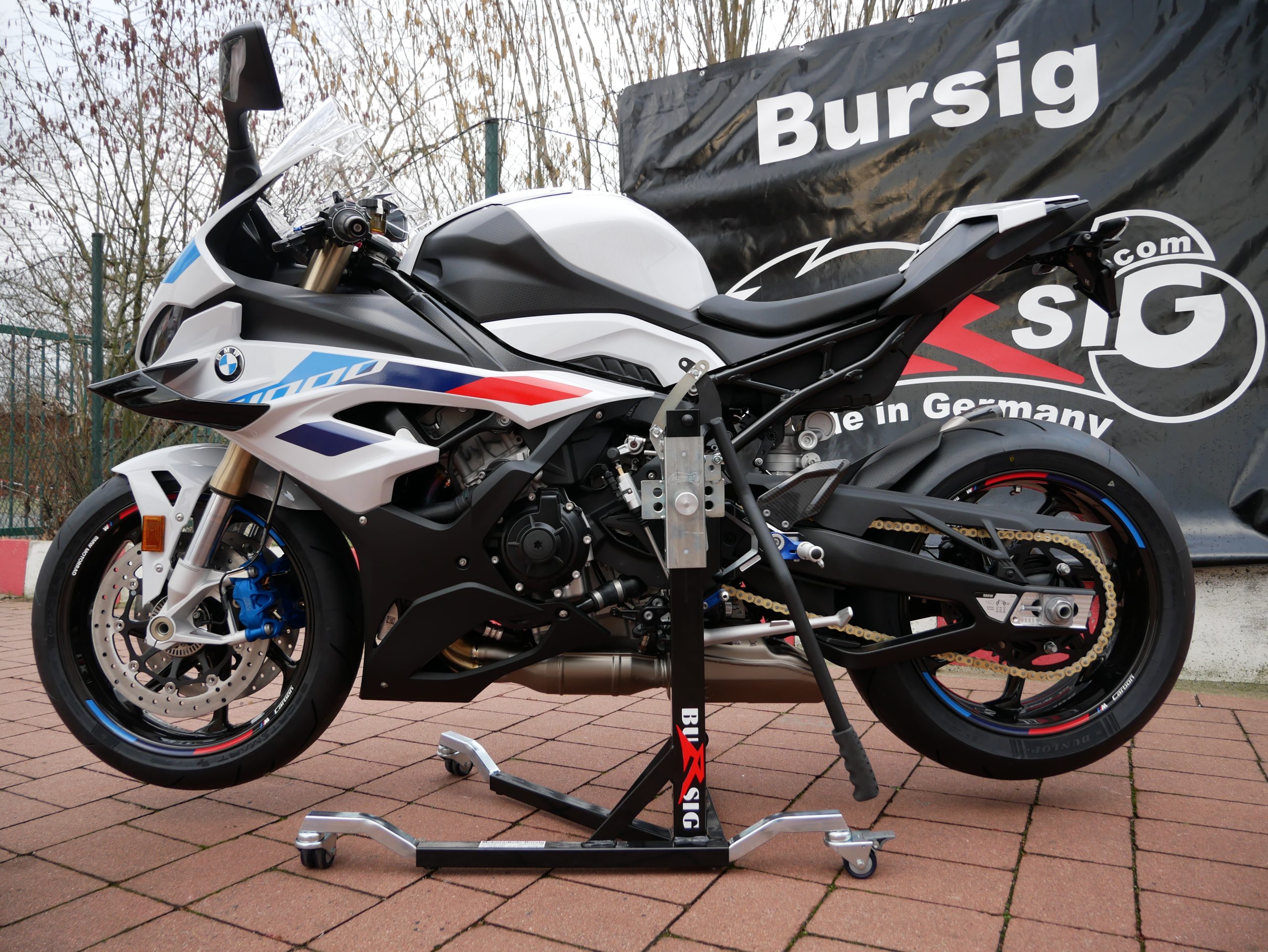 bursig-zentralst-nder-bmw-s1000rr-montagest-nder-schwarz image 1