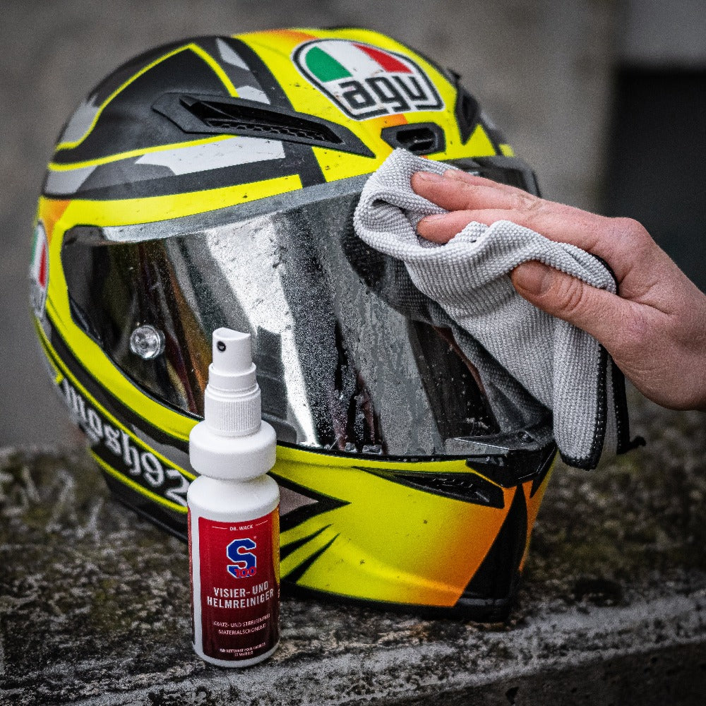s100-helm-visier-und-helmreiniger-spray-100-ml-tuch image 4