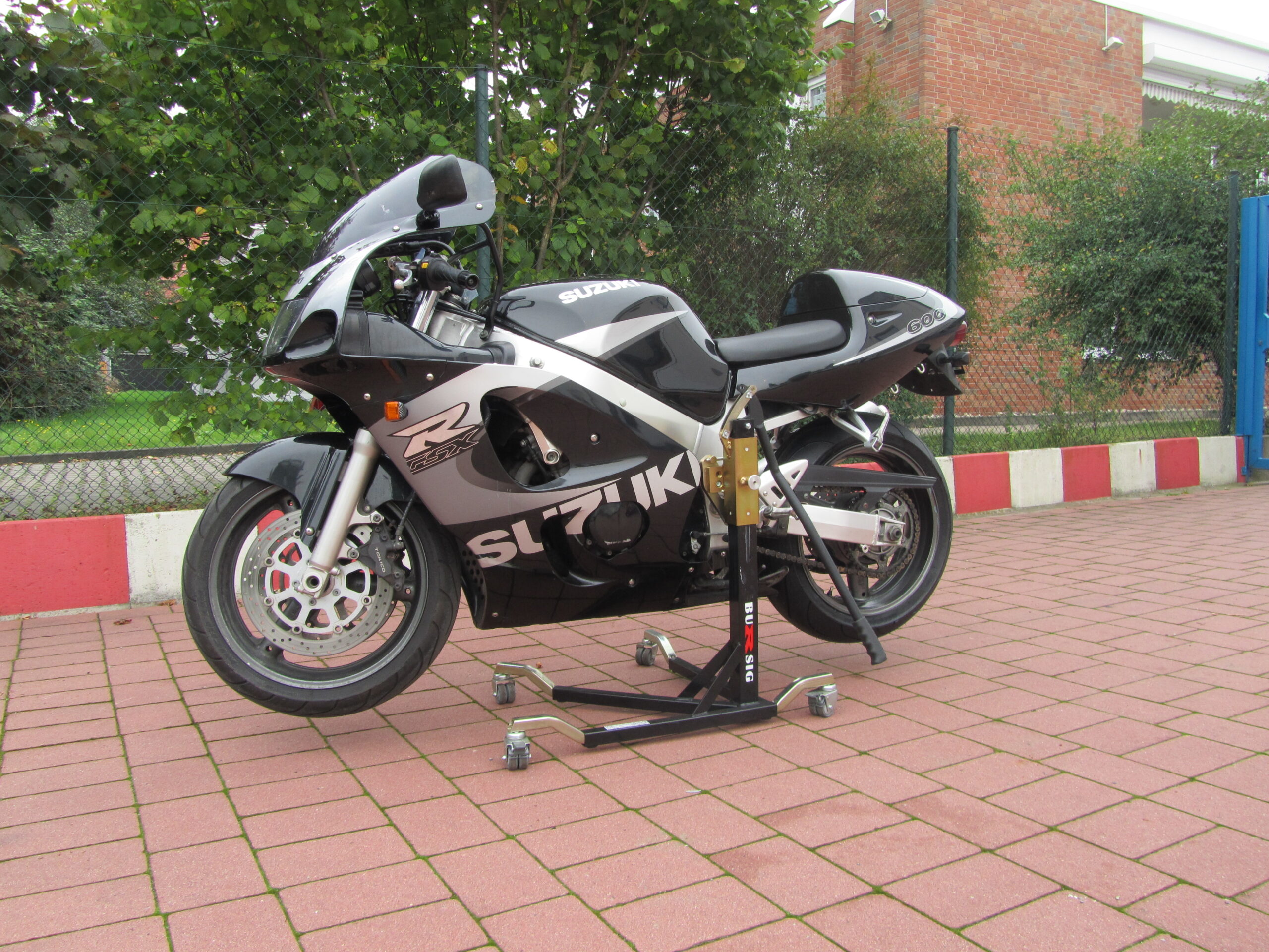bursig-zentralst-nder-suzuki-gsx-r-600-srad-1997-2000-schwarz image 1