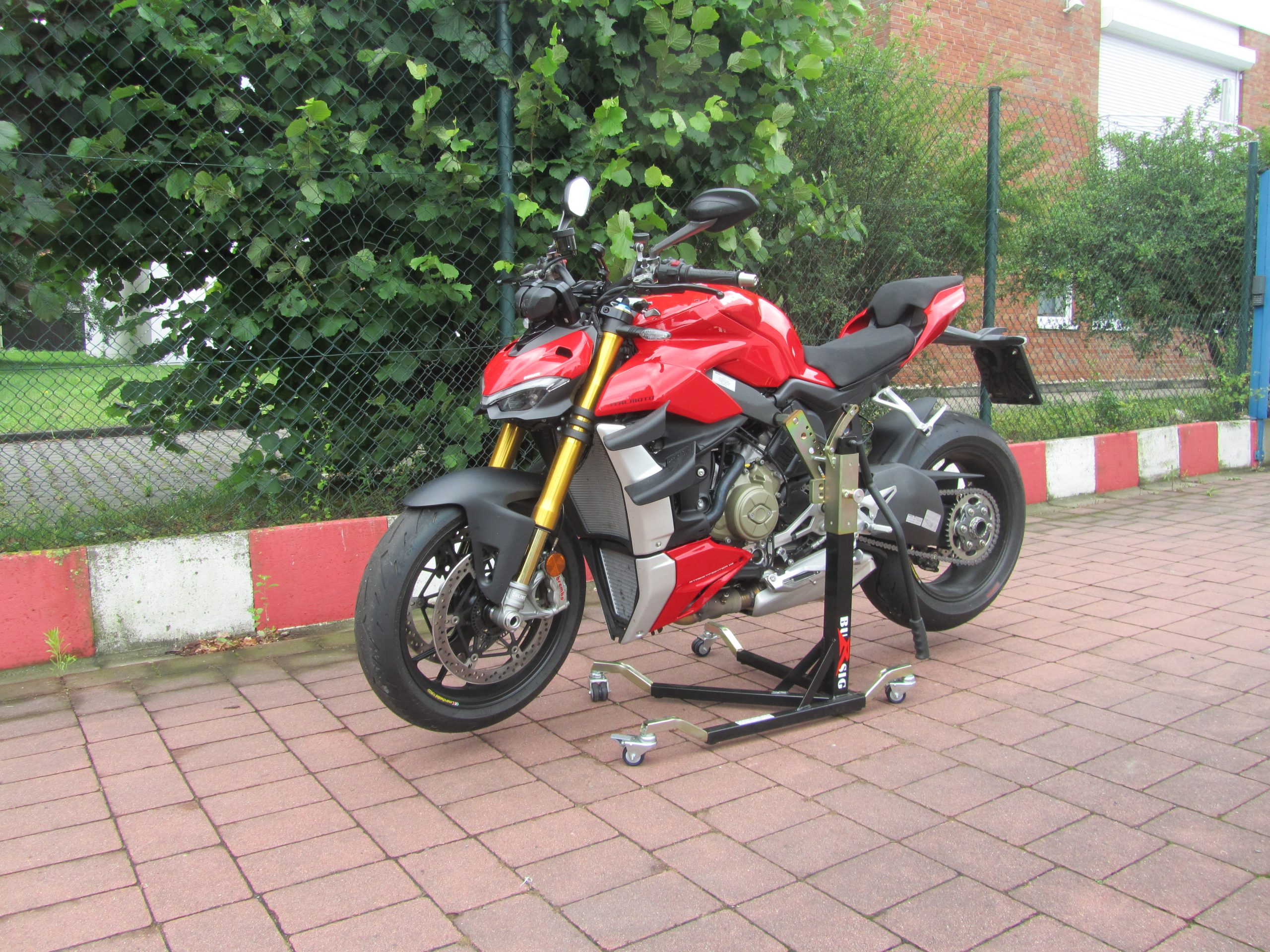 bursig-zentralst-nder-ducati-1100-streetfighter-v4-montagest-nder-schwarz image 1