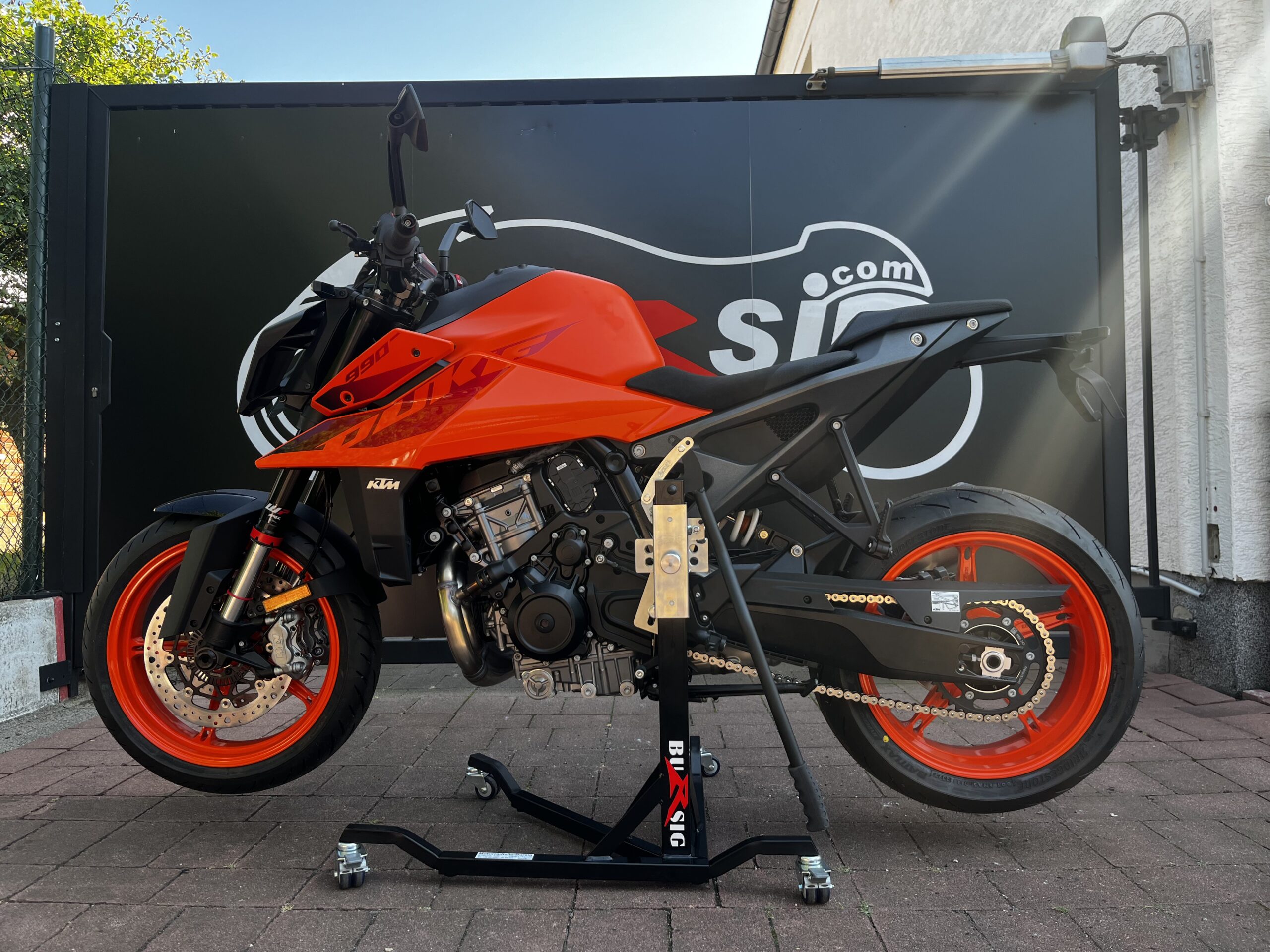bursig-zentralst-nder-ktm-duke-990-2024-26-schwarz image 1