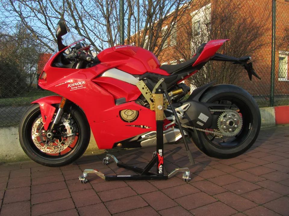bursig-zentralst-nder-ducati-panigale-v4-montagest-nder-schwarz-300-kg image 1