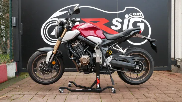bursig-zentralst-nder-honda-cb650r-montagest-nder-schwarz-300-kg image 1